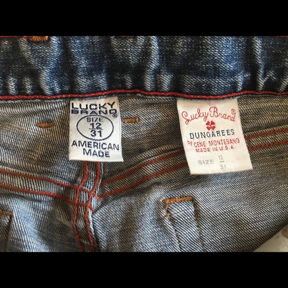 Lucky Brand Dungarees Peanut Pant Lower Rise Jeans - Picture 8 of 8